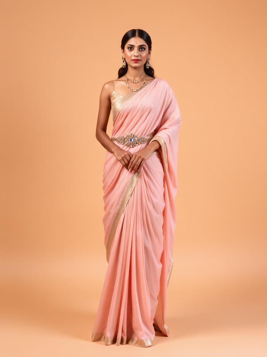Inaya Draped Saree Gown