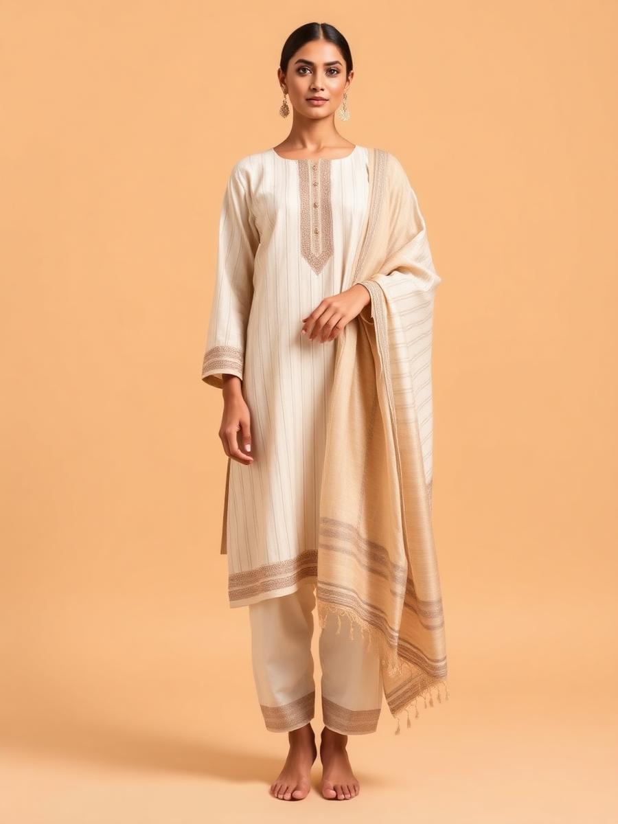 Mira Cotton Silk Suit